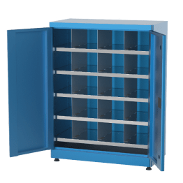 Dulap metalic cu 5 rafturi si 15 separatoare 920x450x1200mm