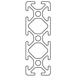 Profil aluminiu compatibil ITEM 20x60 Sistem 20 canal 5