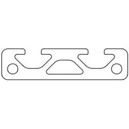 Profil aluminiu compatibil ITEM 10x40 Sistem 20 Canal 5