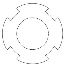 Profil aluminiu rotund compatibil ITEM, Ø30mm