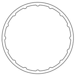 Profil aluminiu rotund compatibil ITEM, Ø32mm