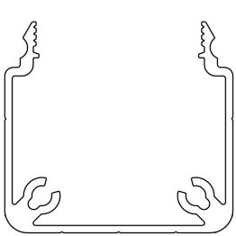 Profil aluminiu compatibil ITEM Canal I KK4040 40x37mm Lungime=3000mm