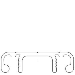 Profil aluminiu compatibil ITEM, Capac canal I KK30D 30x8.4mm Lungime 3000mm