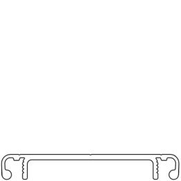 Profil aluminiu compatibil ITEM, Capac canal I KK60D 60x8.4mm Lungime 3000mm