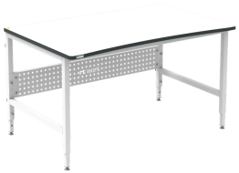 Masa de lucru ESD inaltimea reglabila manual sistem H 1500/900 ergonomic negru