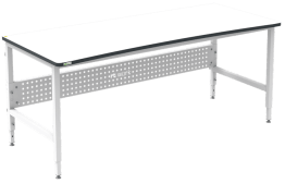 Masa de lucru ESD inaltimea reglabila manual sistem H 2000/800 ergonomic negru