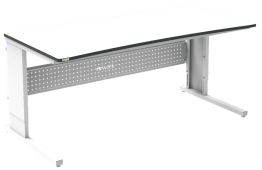 Masa de lucru ESD inaltimea reglabila manual sistem L 2000/900 ergonomic gri deschis