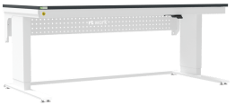 Masa de lucru ESD inaltimea reglabila electric sistem L-Light 1800/800 dreptunghiular negru