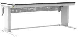Masa de lucru ESD inaltimea reglabila electric sistem L-Heavy Duty 1800/700 ergonomic gri deschis