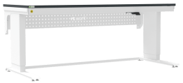 Masa de lucru ESD inaltimea reglabila electric sistem L-Heavy Duty 1800/900 ergonomic gri deschis