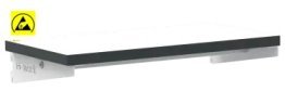 Raft ESD disipativ pentru banc de lucru ESD 590/300 mm gri deschis
