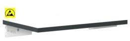 Raft ESD disipativ pentru banc de lucru ESD 590/400 mm gri deschis