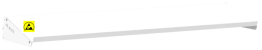 Raft ESD metalic pentru banc de lucru ESD 1440x300 mm gri deschis