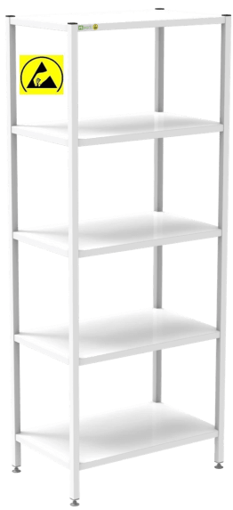 Raft depozitare ESD sudat 800x500x2000 negru