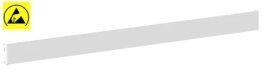 Bara ESD de prindere banc de lucru 1017 mm gri
