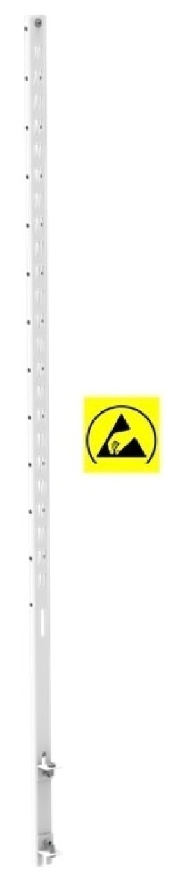 Stalp ESD vertical de mijloc gri deschis