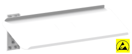 Suport articulat ESD pentru tastatura negru
