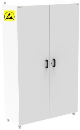 Dulap ESD cu 4 rafturi negru 1200x600x2000mm