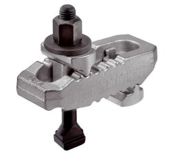 Bridă, cu dantură, cu partea opusă reglabilă, cu șurub canal T | d1=21 mm / Mărimea nominală fantă=16 mm / d2=M16 / l4=200 mm | 23185.0118