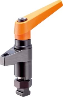 Bride de fixare pe verticala rotativa marimea 25 cu maner ajustabil si rulment axial 23310.0028