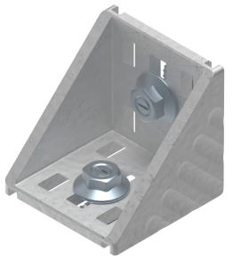 Coltar drept cu cioc 60x60 SET canal 10/10 BOSCH REXROTH
