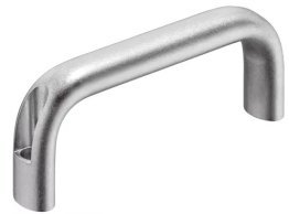 Maner tip U montaj frontal EH 24300.0101 din aluminiu lucios