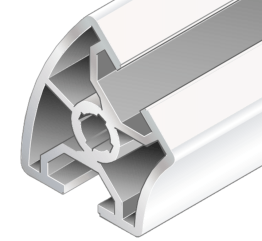 Profil aluminiu BOSCH REXROTH 30x45° 6070 mm neprelucrat