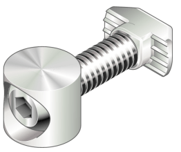 Piesa imbinare profile aluminiu cu bolt simplu BOSCH REXROTH