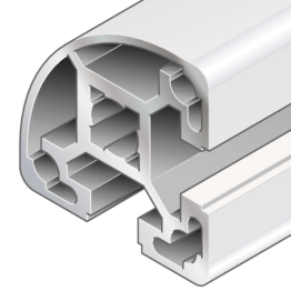 Profil aluminiu BOSCH REXROTH 40x40L R 50-6070 mm neprelucrat
