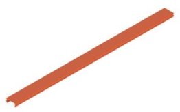 Capac PP portocaliu canal profil din aluminiu BOSCH REXROTH 8 mm