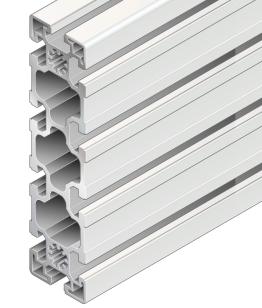 Profil aluminiu BOSCH REXROTH 45x180 6070 mm neprelucrat