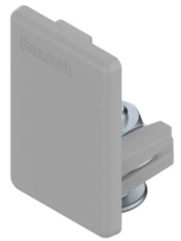 Piese capat sina profil aluminiu 30x45 BOSCH REXROTH gri