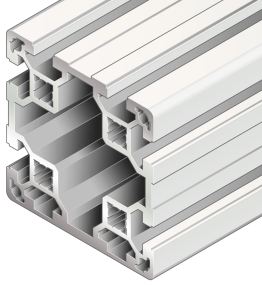 Profil aluminiu BOSCH REXROTH 80x80L 6N 6070 mm neprelucrat
