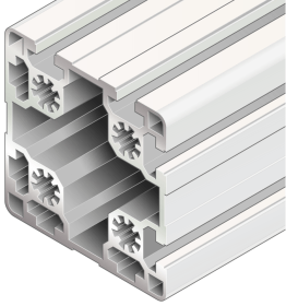 Profil aluminiu BOSCH REXROTH 90x90L 4NVS 50-6070 mm neprelucrat
