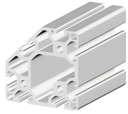 Profil aluminiu tesit compatibil ITEM 80x80x45° Sistem 40 LIGHT Canal 8