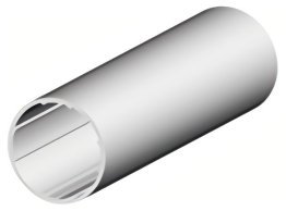 Profil aluminiu rotund compatibil ITEM Ø30mm