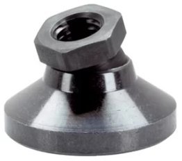 Suport articulat cu filet interior din otel M12 EH 22590.0012