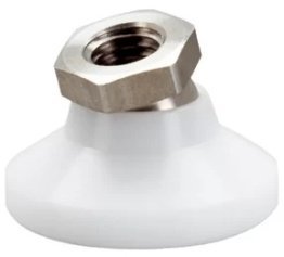 Suport articulat din POM cu filet interior din INOX M20 EH 22590.0120
