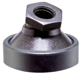 Suport articulat cu filet interior din otel cu protectie antialunecare M10 EH 22590.1010