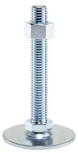 Picior de sustinere cu tija filetata din otel zincat M10 d1=50 mm EH 22593.0085