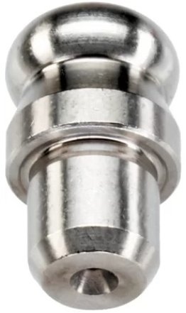 Bolt de pozitionare in trepte cu bila plina la capat din INOX d1=12 mm EH 22630.0746