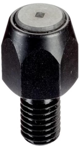 Stift pozitionare varf ascutit pulbere sinterizata tija filetata l1=10 mm EH 22680.0063