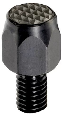Stift de pozitionare cu varf striat pulbere sinterizata cu tija filetata d1=25 mm EH 22680.0121