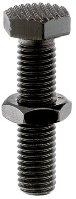 Stift de pozitionare ajustabil cu suprafata striata M12 EH 22690.0632
