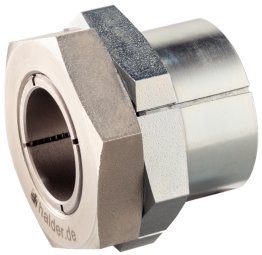 Element de blocare conica cu piulita de blocare in otel EH d1=18 mm 25050.0118