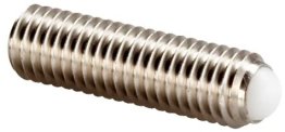Surub de pozitionare fara cap din INOX cu bila plina din termoplast M5 EH 22720.0264