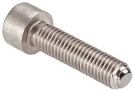 Surub de presiune din INOX cu bila tesita neteda din INOX M6 EH 22710.0834