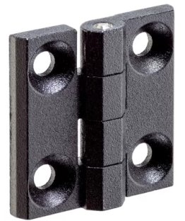 Balamale cu gauri de montaj din zinc turnat sub presiune negru b1=40 mm EH 25160.0210