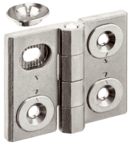 Balamale ajustabile pe inaltime din INOX b1=64 mm EH 25161.0325