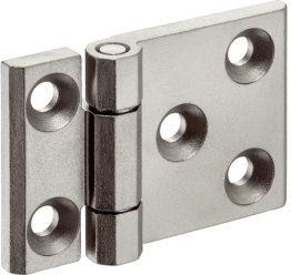 Balamale INOX cu o aripa prelungita si gaura de montaj suplimentara b1=90 mm EH 25162.0085